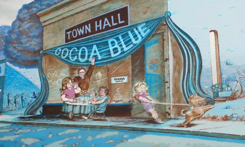 opere d'arte di un negozio