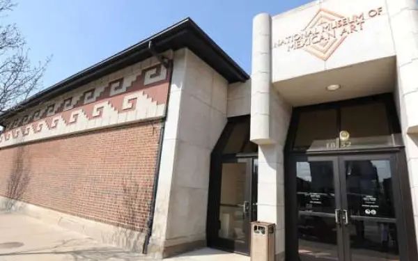 L'esterno del Museo nazionale d'arte messicana di Pilsen