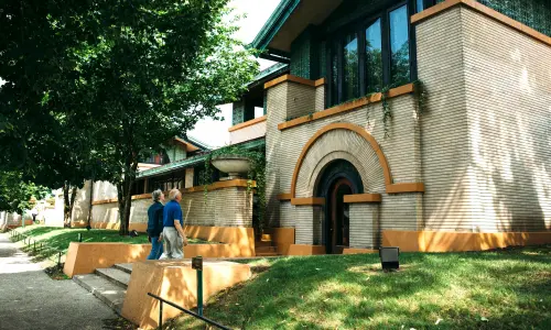 L'esterno di una casa