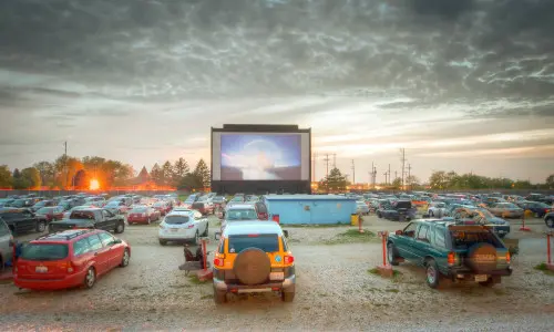 Cinema drive in a mchenry