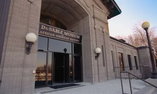 L'esterno del Museo di storia afroamericana DuSable