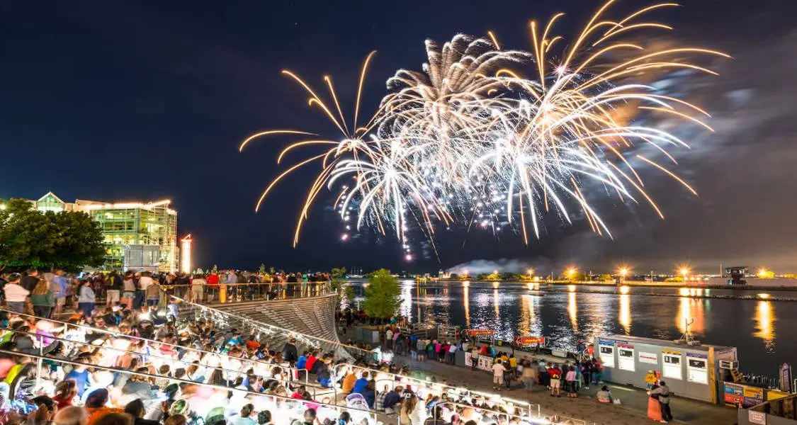 Fuochi d'artificio al Navy Pier