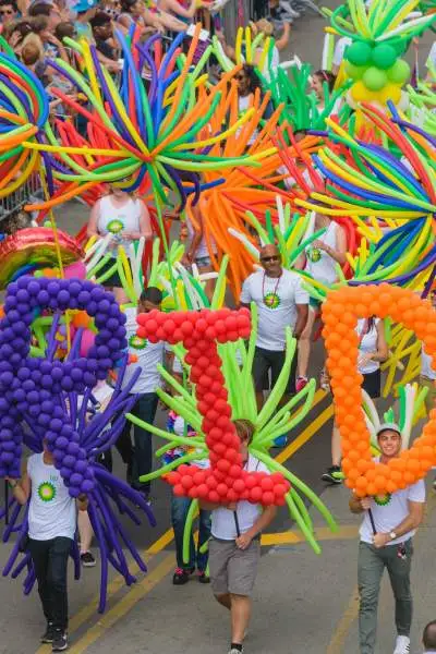 Palloncini Pride al pride festival