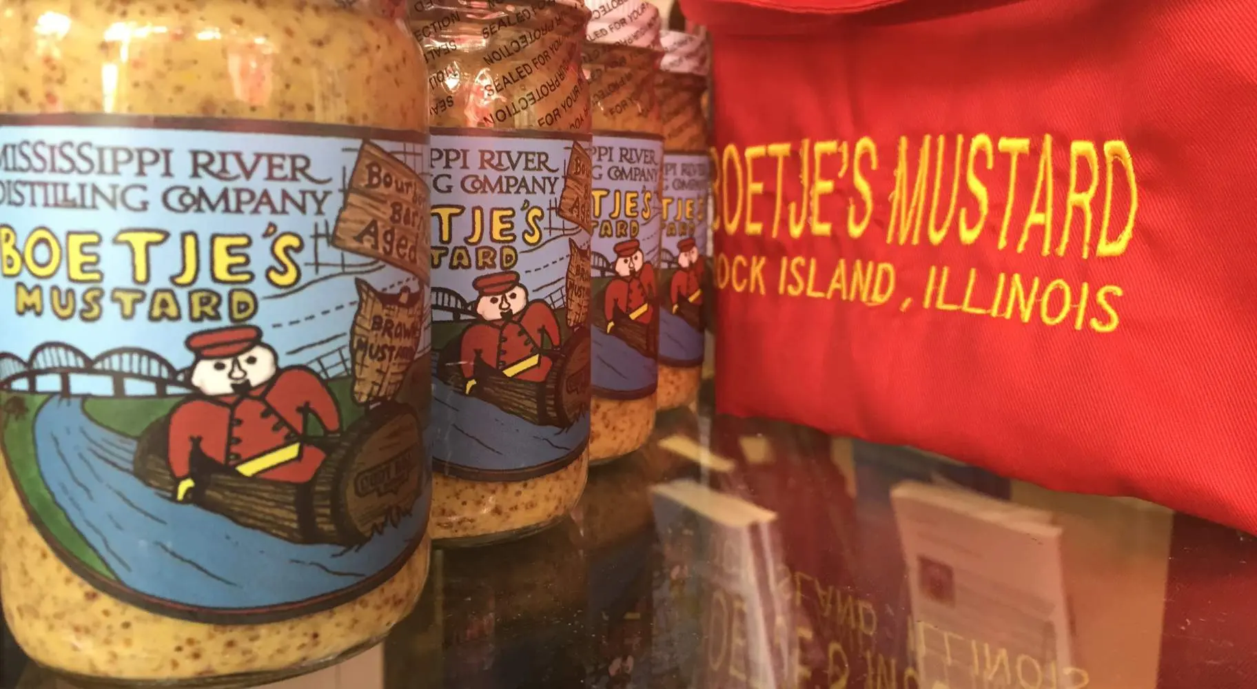 Senape di Boetjes Bourbon con grembiule