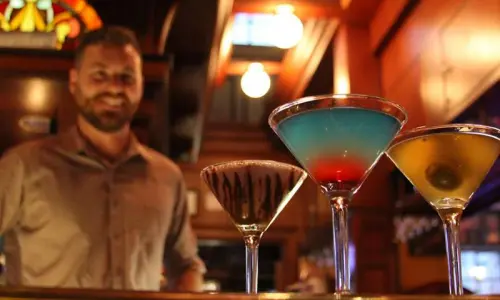 Cocktail al bar di Martinis on Water Street, Peoria