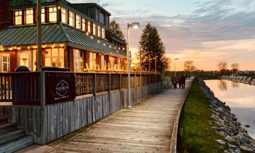 Luogo di produzione della birra in riva al mare