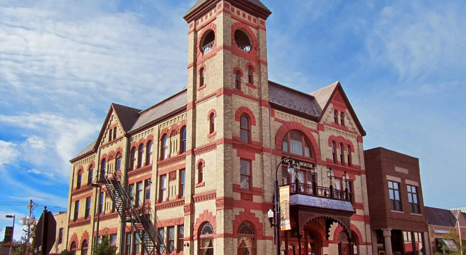 Esterno dell Woodstock Opera House a Woodstock