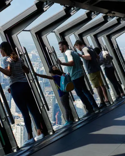 Inclinazione della finestra per la vista