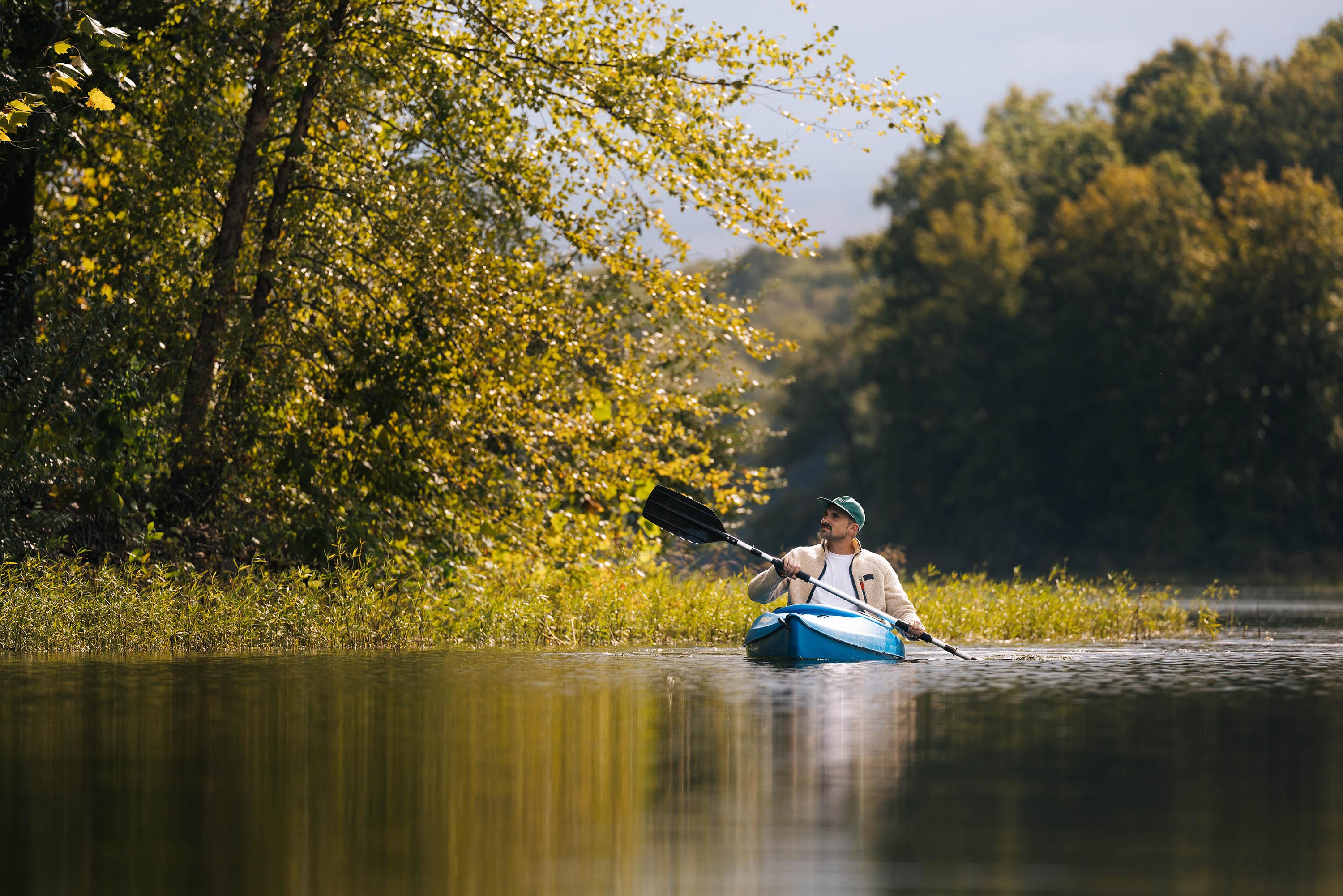 Kayak sul lago Devils Kitchen