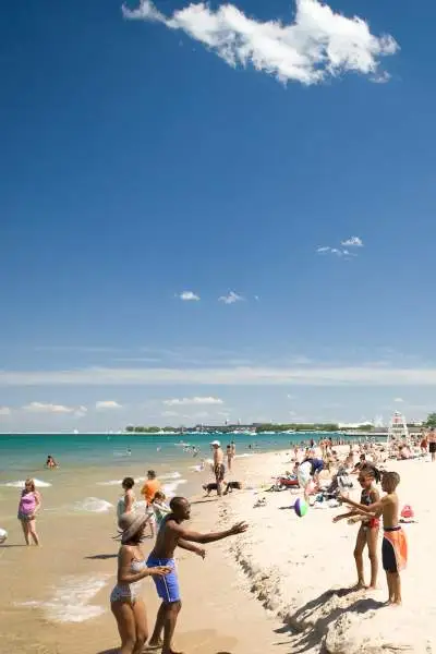 Persone in spiaggia