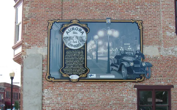 Murale su edificio in mattoni