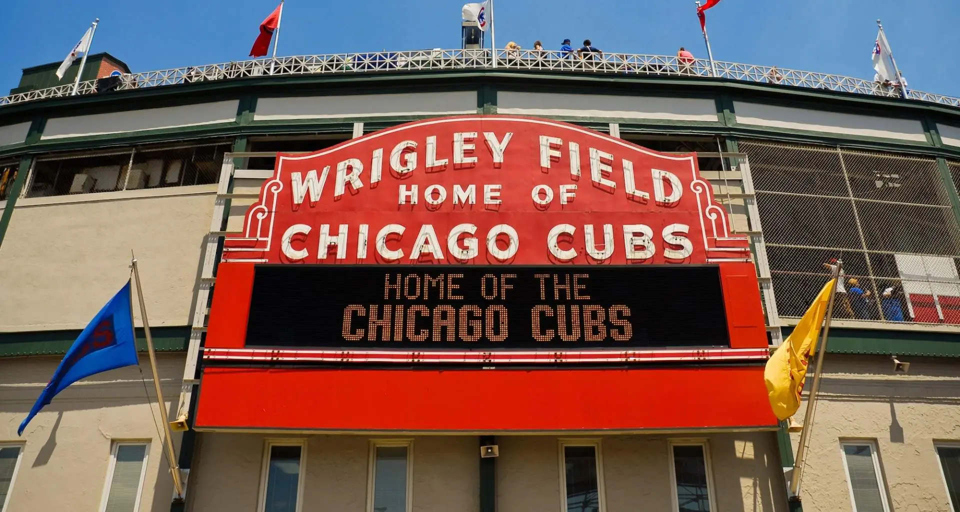L'insegna del Wrigley Field