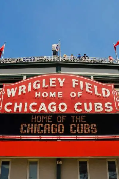 L'insegna del Wrigley Field