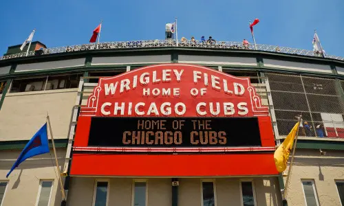 L'insegna del Wrigley Field